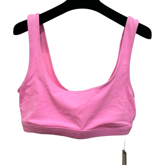 Skims SIGNATURE SWIM TANK BIKINI TOP NWT Sz Small Color Light Pink - Picture 4 of 7